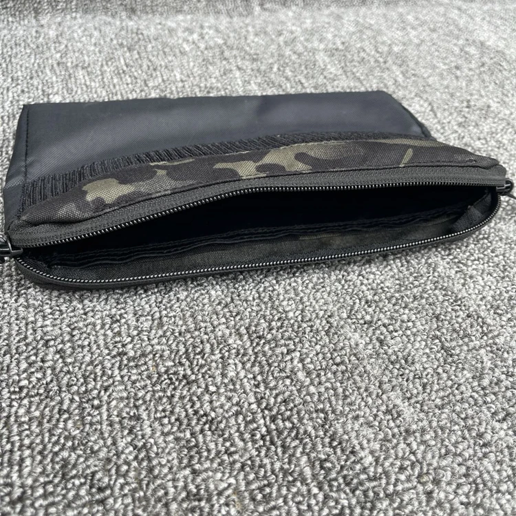 Outdoor Sports Tactical Chest Hanging Insert - Samll / Half Pocket Built-In Zipper Compartment Accessories