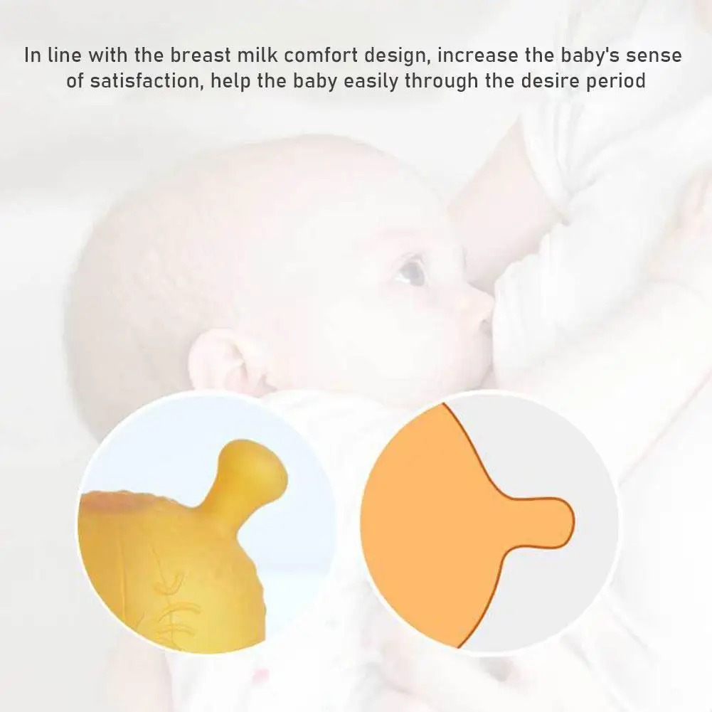 

Baby Teeth Care Teether Mushroom Teether 3 Months + Baby Soothing Molar Stick Silicone Nursing Nipple