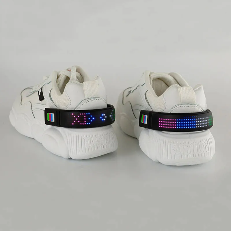 Luminoso juguete Clip luz para zapatos de carga USB a prueba de agua al aire libre correr de noche seguridad en ciclismo de advertencia LED magia Clip de zapato-5