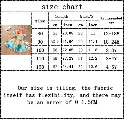 

Kids Baby Girls Fly Sleeve Print Knee-length Dresses Toddler Children Fashion Cool Thin Clothes Gift Bow 12M-5Y