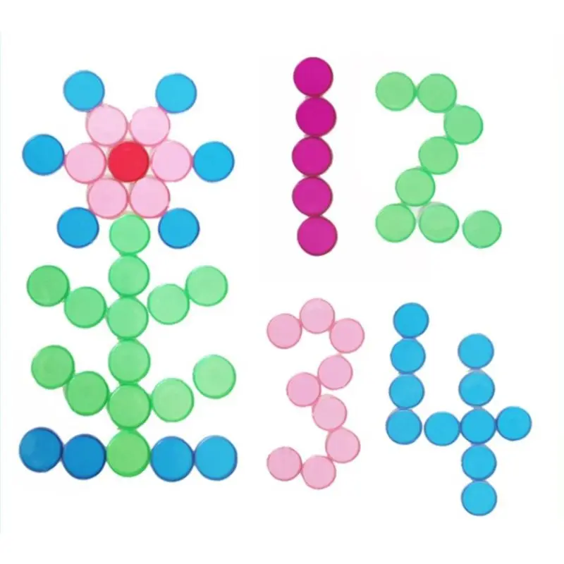 

Time-limited PromotionMontessori Learning Toys Magnetic Stick Wand Set With Transparent Color Counting Chips With Metal