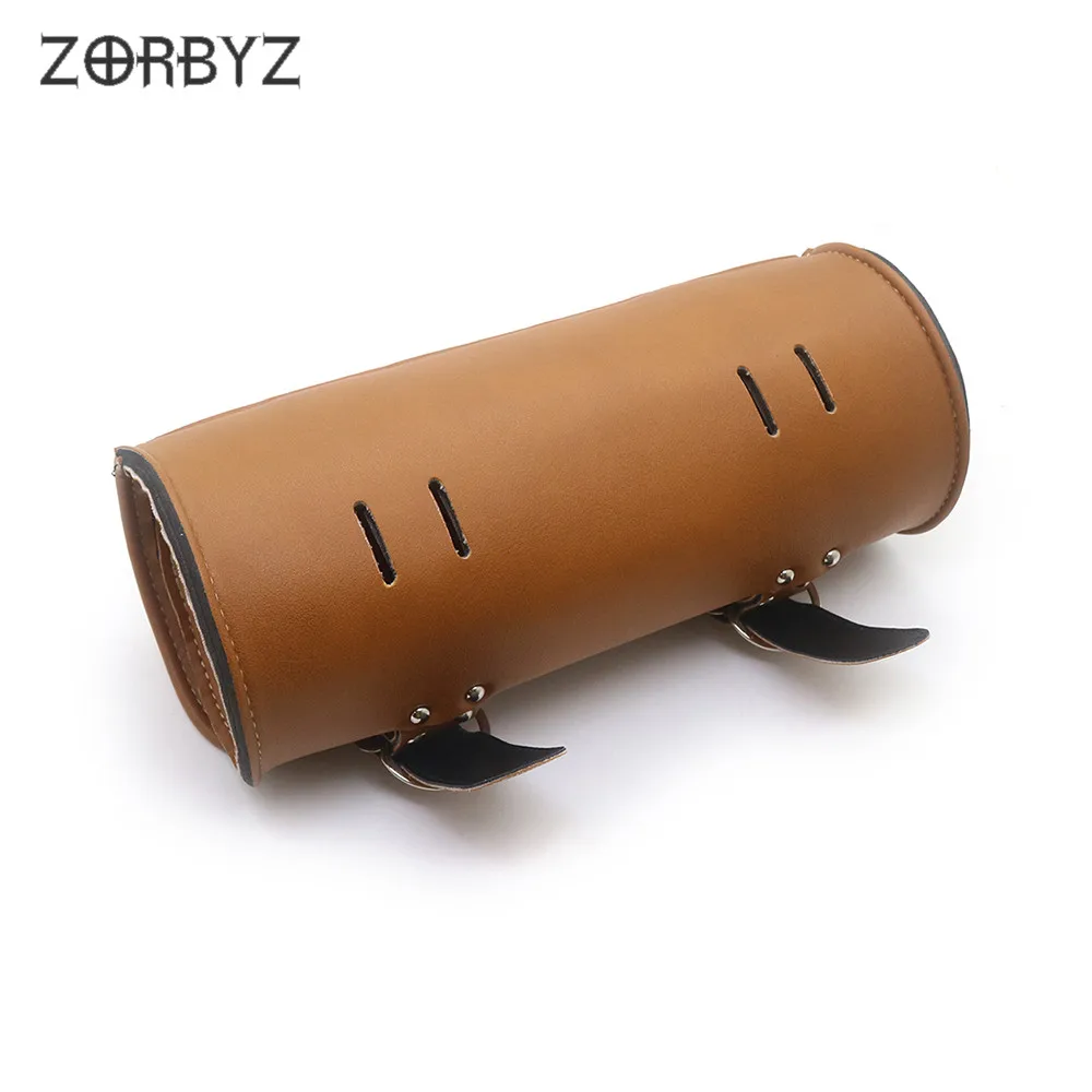 ZORBYZ желтая сумка для мотоцикла из синтетической кожи круглая барная руля