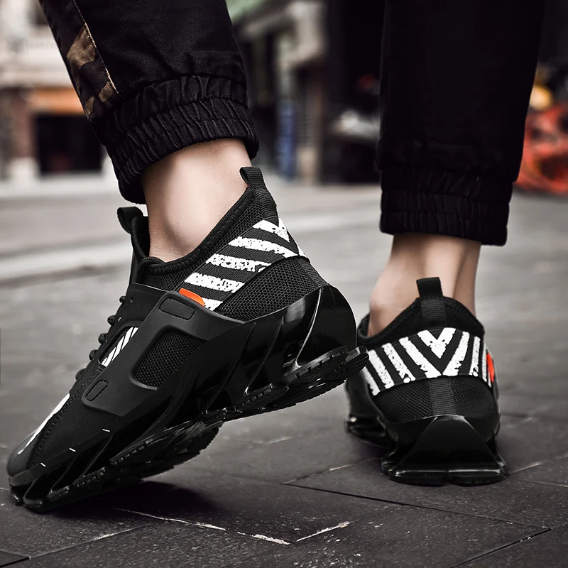 Модные мужские кроссовки для бега с ножом амортизирующие спортивные ботинки 39-46 |