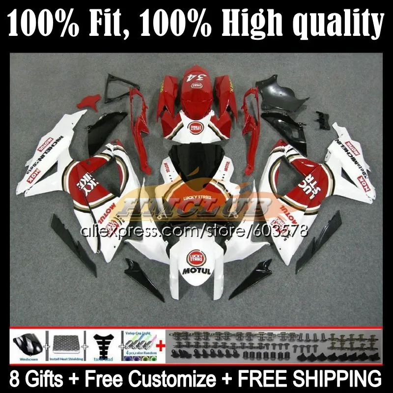 

Injection For SUZUKI GSXR 750 600 CC GSXR-600 K8 08 6CL.3 GSXR750 GSXR600 08 09 10 GSXR-750 2008 2009 2010 Fairing Lucky Strike