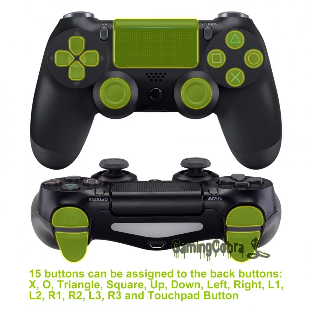 Рассвет программируемый Remap комплект для PS4 тонкий поляризационный фильтр Pro контроллер JDM 040/050/055 w/задняя крышка в виде ракушки и 4 и пуговицами на спине