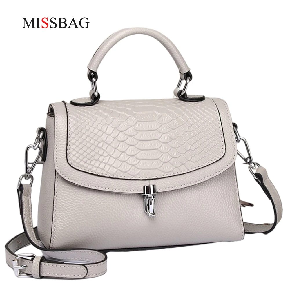 

Fashion lock small square bag 2021 new real leather crossbody handbag top layer cowhide shoulder bag BAG139