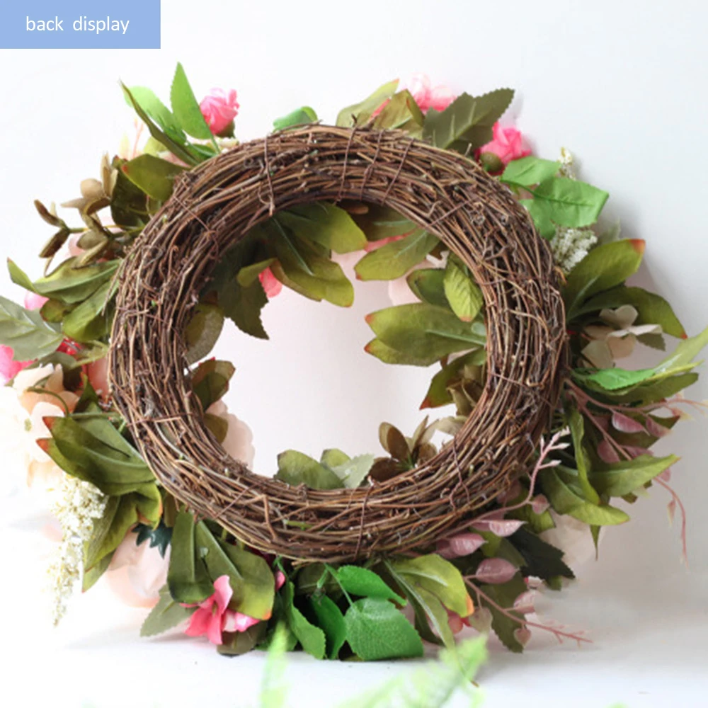 Искусственные цветы розы дверной молоток Имитация шелковый венок пенопластовая