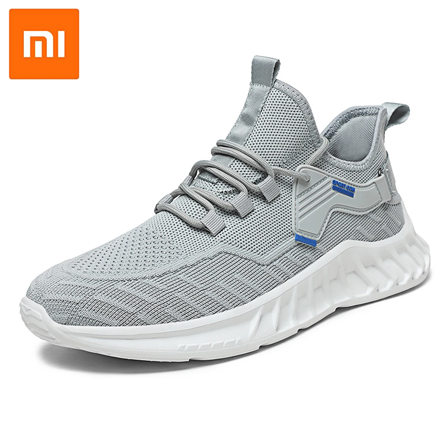 

Xiaomi Mijia Large Size Men's Running Shoes Mesh Super Light Breathable Male Jogging Sneakers Low-top Walking Athletic Footwear
