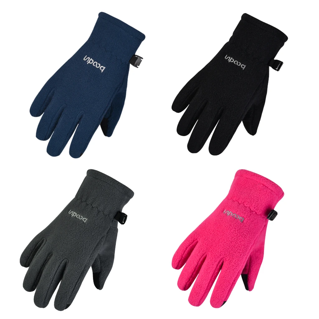 

Children Cycling Bike Full Finger Gloves Winter Warm Touch Screen Gloves