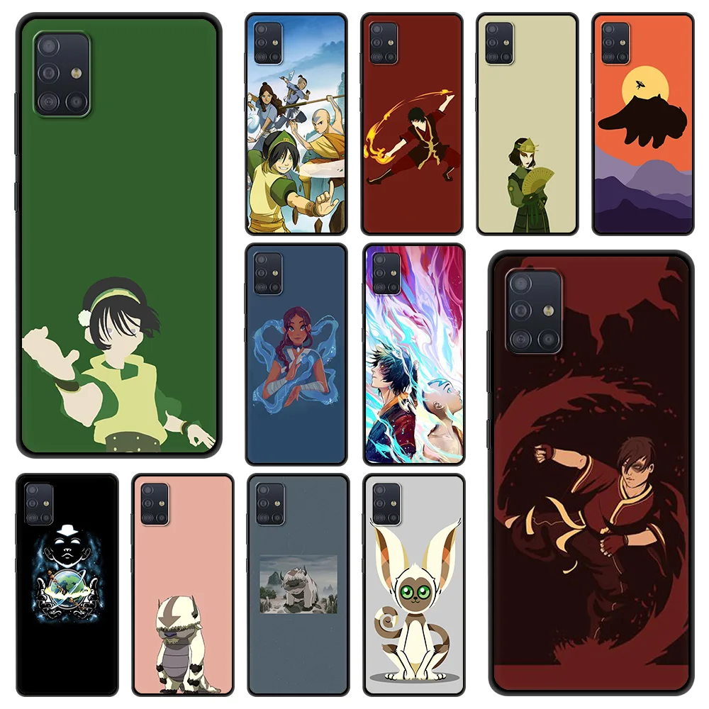 

Avatar The Last Airbender Shockproof Case For Samsung A51 A71 A21S Bag Fundas Black Cover For Samusng A01 A11 A31 A41 M31 Shell