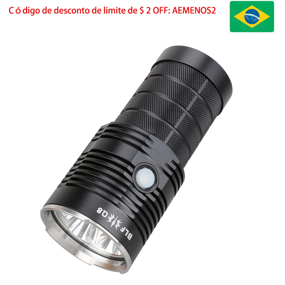 Offerte Sofirn NarsiLM BLF Q8 4 * XPL HD 5000LM Potente Torcia A LED 18650 Procedura Operativa Multipla Potente Torcia Elettrica Lanterna