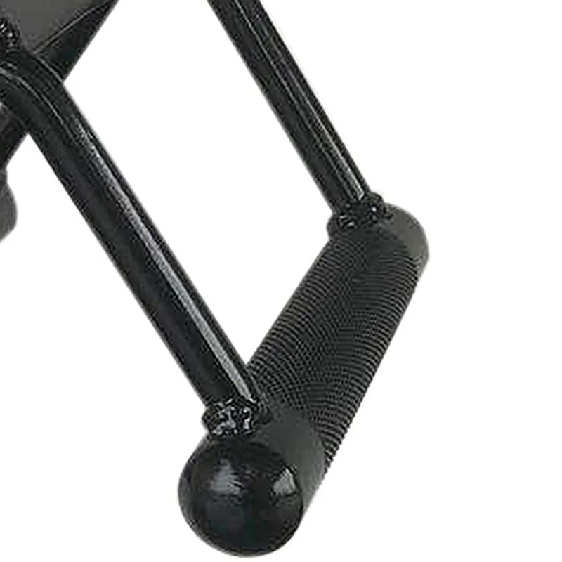 

Barbell Double D Handle Cable Attachment, Home, Gym Fitness Equipment,Black