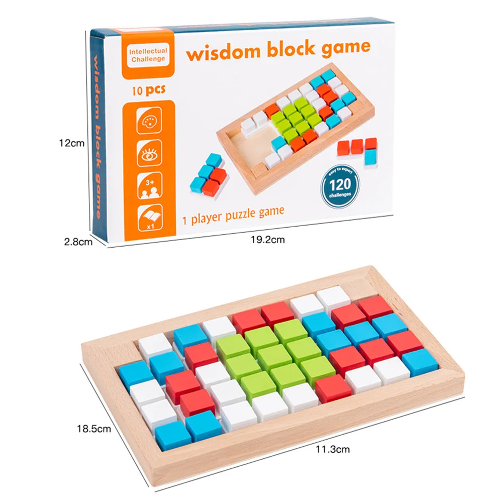 

Kids Building Blocks Puzzle Intelligence Development Assemble Wooden Toys