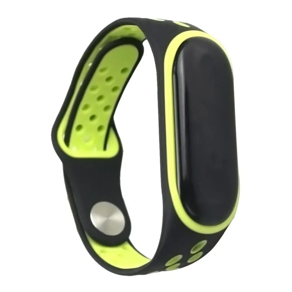 100 шт., ремешок для Xiaomi mi, 4 ремешка, силиконовый ремешок для mi Band 4 3, аксессуары, сменные разноцветные ремешки для браслетов