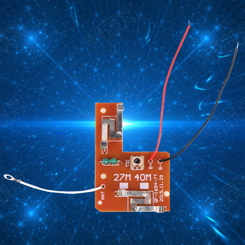 1 шт. 4CH RC дистанционный пульт 27 МГц контур платы PCB передатчик и приемник плата