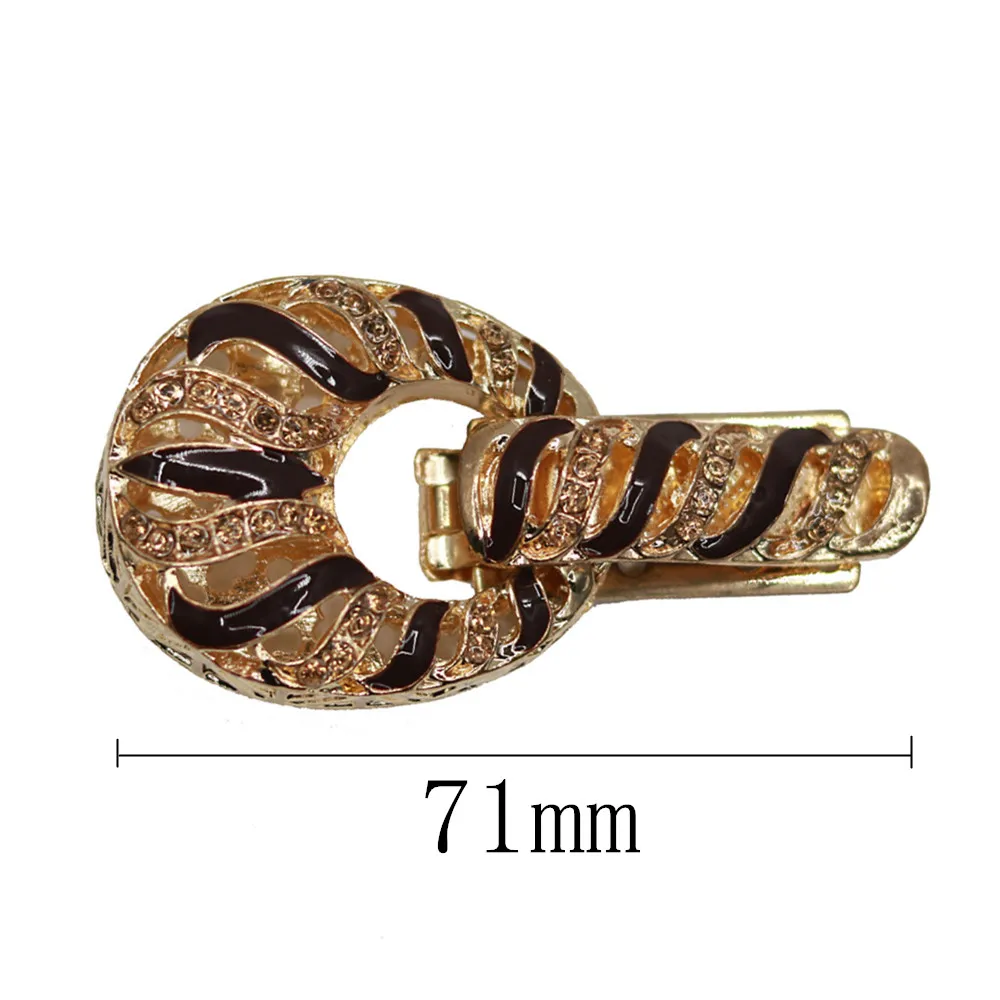 Высококачественная металлическая кнопка со стразами 71 мм украшение для свитера