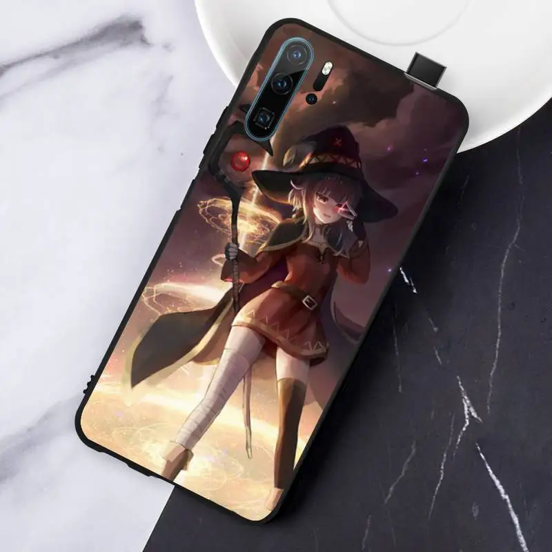 

Konosuba Megumin Japan Anime Phone Case For Huawei honor Mate P 10 20 30 40 Pro 10i 9 10 20 8 x Lite