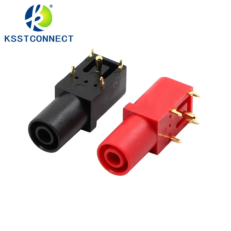 10 шт. позолоченные патроны для печатных плат PS245 90 4 мм|pcb mount switch|pcb jack socketpcb connector |