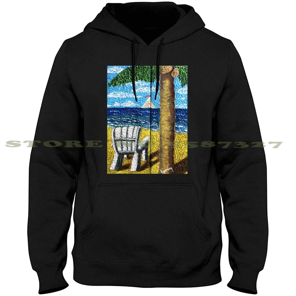 

Уличная спортивная толстовка с капюшоном под кокосовым деревом, Пляжная толстовка с пальмой и кокосом, Тропическое сиденье, Kjgordon, гавайский отдых