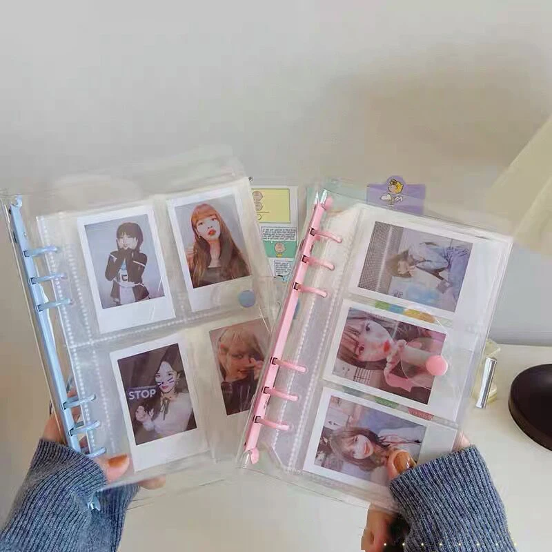 

Органайзер для фотокарт А5/А6, книга с 10 отделениями для карт, 3-дюймовый фотоальбом Idol Kpop, Коллекционирование банковских карт, деловое назван...