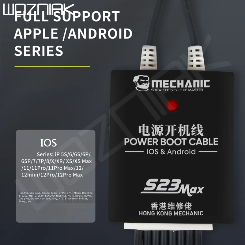 Кабель питания MECHANIC S23 Max кабель источника постоянного тока для iPhone 5S -12pro max и Huawei