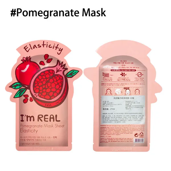 Лицевая маска для лица I'm REAL Tony Moly увлажняющая контроля жирности отбеливающая