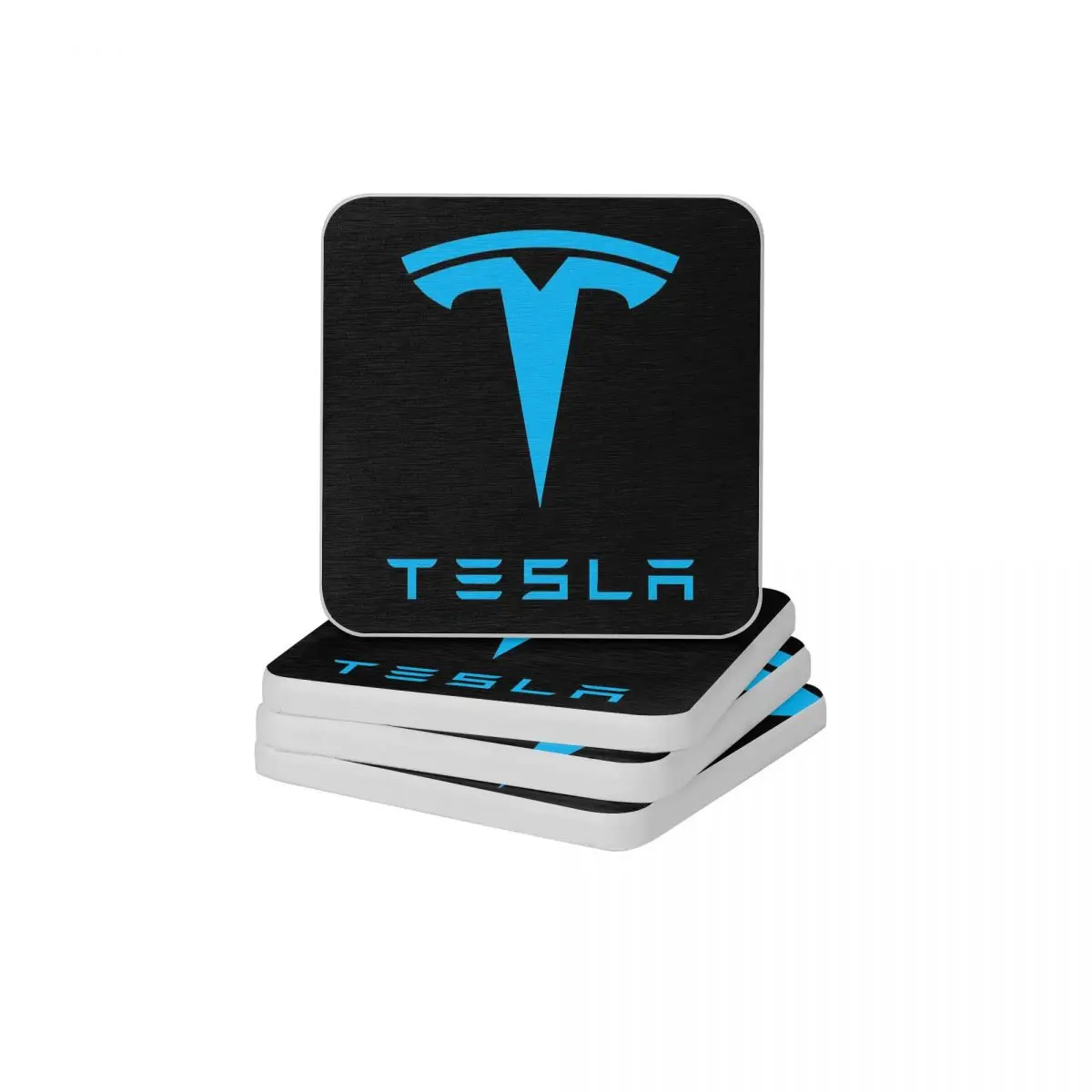 

Tesla Blue Diatomite Square Round Coaster Multifunction Cup Bonsai Mat Soap Toothbrush Pad 10x10cm