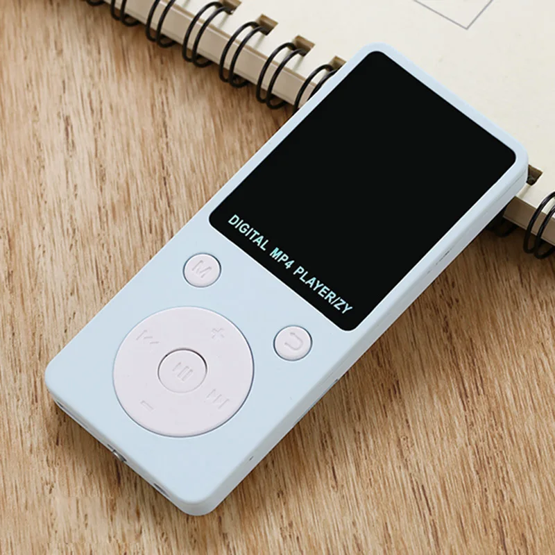 

MP4 Music Player Ultra-Thin Lightweight Portable HD Screen Fashion Support TF Card Recording Radio