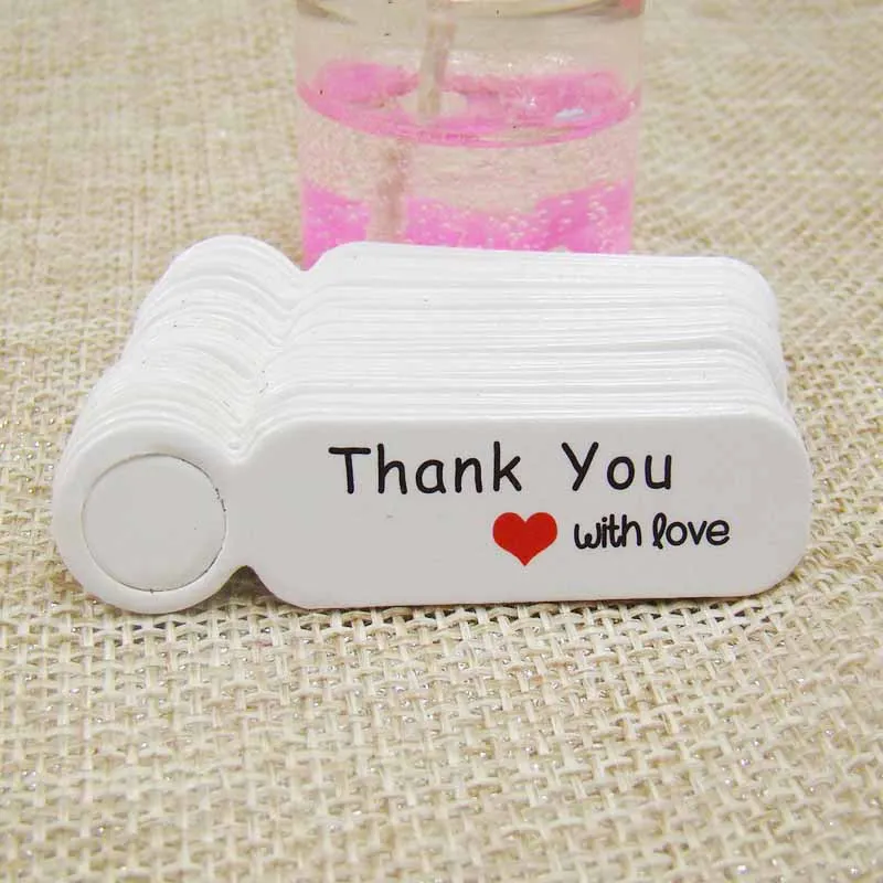 

100pcs/lots White Brown Label Paper Tag Garment Labels For Handmade Jewelry Charms Party Gift Cards Baking Tag