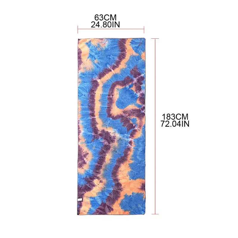 

Sports Quick-drying Washable Yoga Towel Collapsible Overlay Microfiber Silicone Particles Mat Fitness Accessories