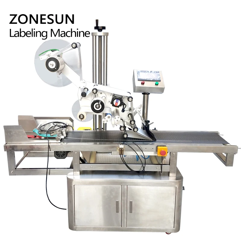 ZONESUN автоматическая высокоскоростная плоская Квадратная бутылка мешок клейкая