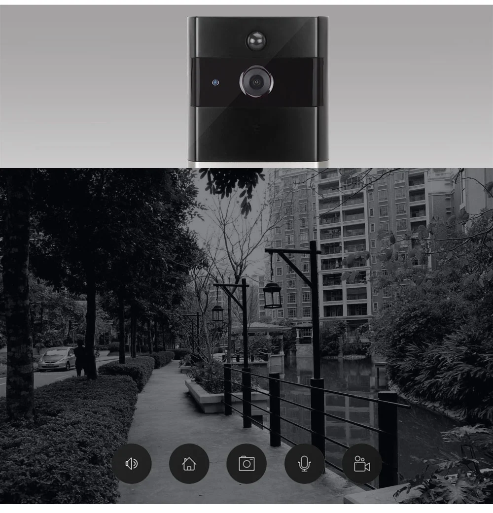 WakeView HD 1080P умный видео дверной звонок, домофон, WiFi, приложение для управления жизнью, беспроводной дверной звонок, ip-камера, монитор безопасности дома, ИК светодиодный