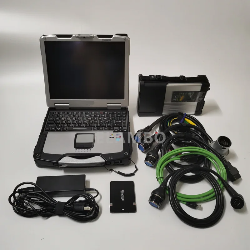 Ноутбук CF30 Toughbook CF30 4GB с super MB STAR C5 с программным обеспечением,09 HDD или SSD диагностический инструмент готов к работе MB STAR C5