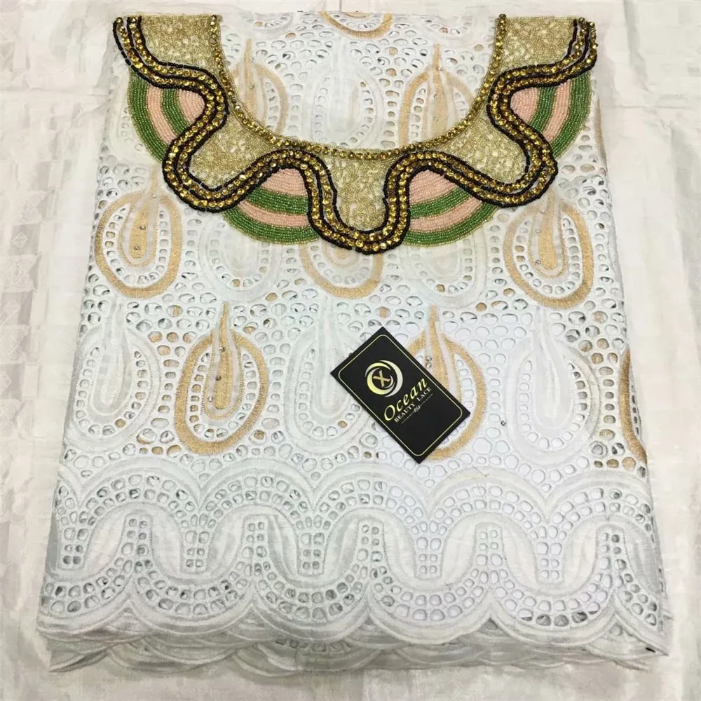 5Y швейцарская кружевная ткань с вышивкой + блестящие стразы вырезом африканские
