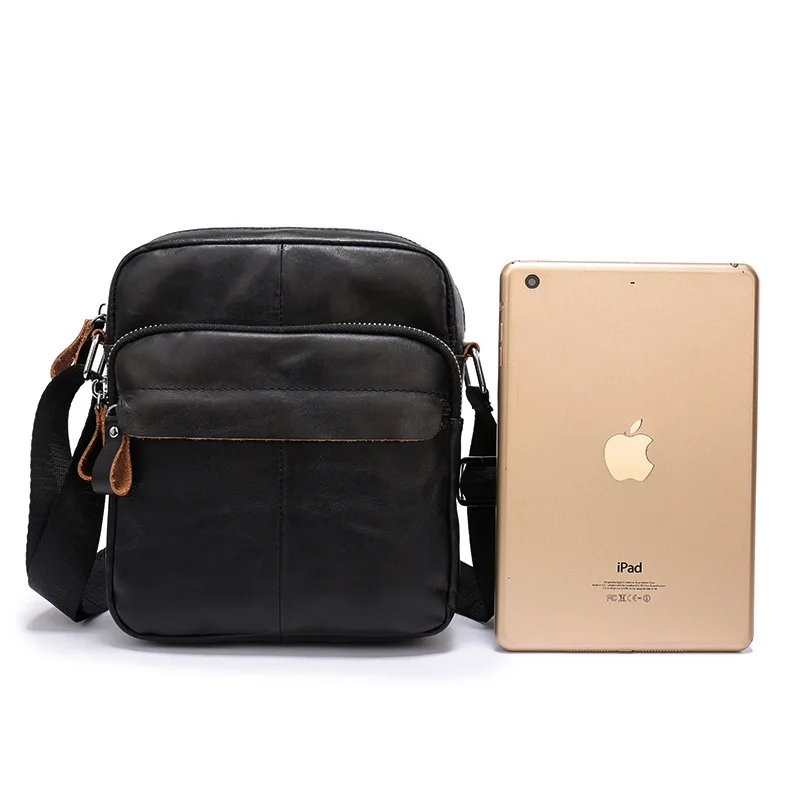

Men's Briefcase Shoulder Bags Genuine Leather Messenger Bag Fashion Sports Men's Small Bag