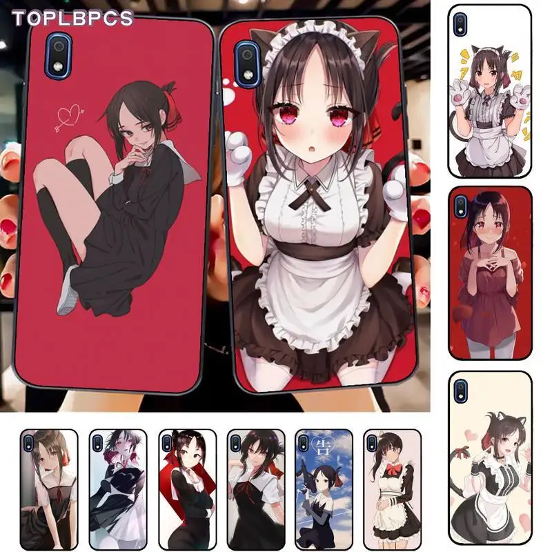 TOPLBPCS kaguya sama love is war черный чехол для сотового телефона Samsung A30s 51 71 10 70 20 40 20s 31 10s A7 A8