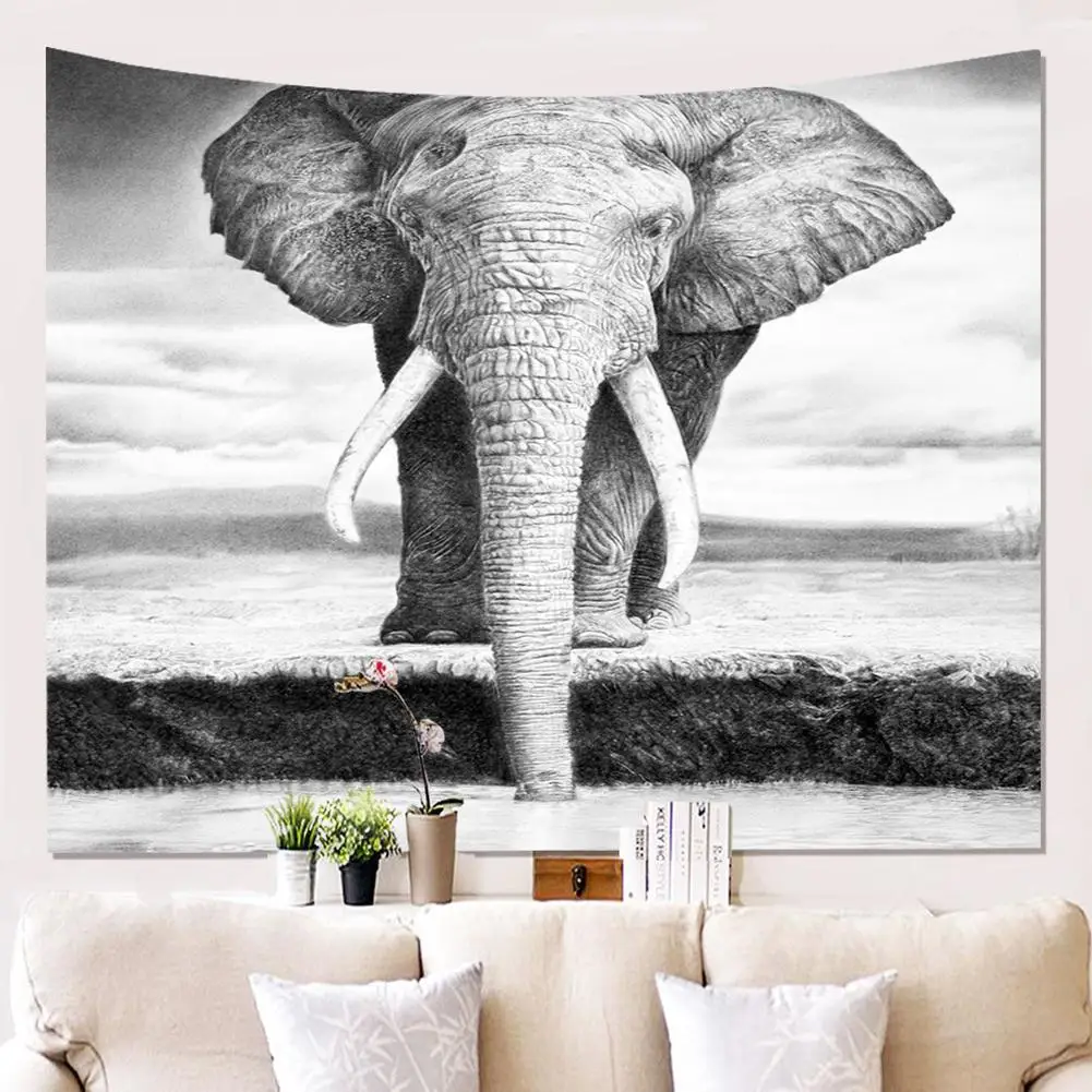 

Tapestry Wall Hanging Vivid Wild Animal Background Pattern Wall Blanket Tapestry Soft Compatible Multipurpose Home Decor New