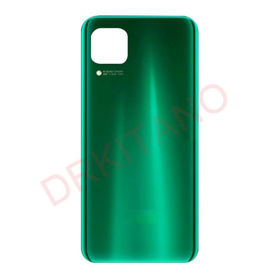 Крышка батарейного отсека для Huawei P40 Lite задняя крышка корпуса с объективом камеры