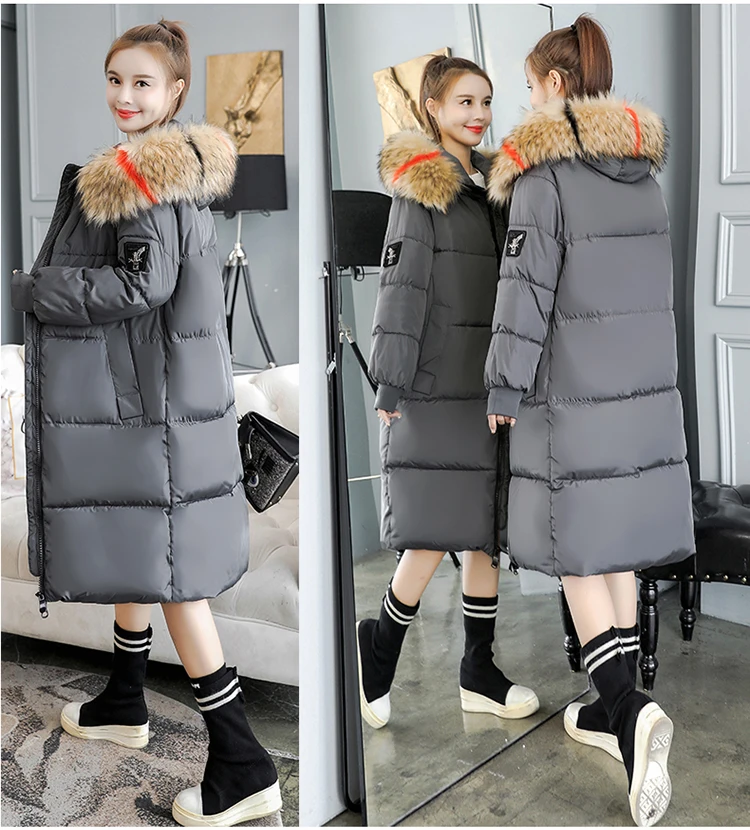 7XL, 6XL, большой размер, Женская парка, пальто, больше размера d, зимняя куртка для женщин, толстый мех, плюс, женское хлопковое пальто, 5XL, Теплая стеганая зимняя куртка