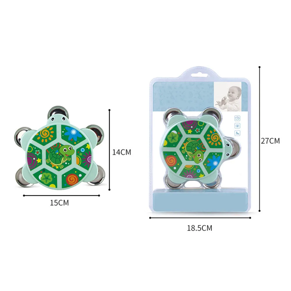 Детские развивающие игрушки ПЭТ ручной бубен погремушки для детей головоломка