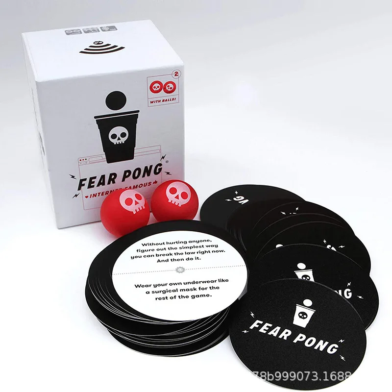 

Fear Pong Playing Cards Classic Family Game Cards Table Cards Game