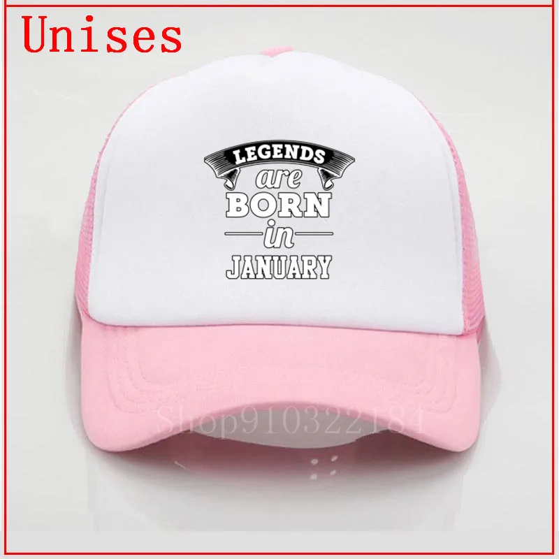 Кепка с надписью 1 Легенда рождены в январе кепка Трампа бейсбольная для женщин