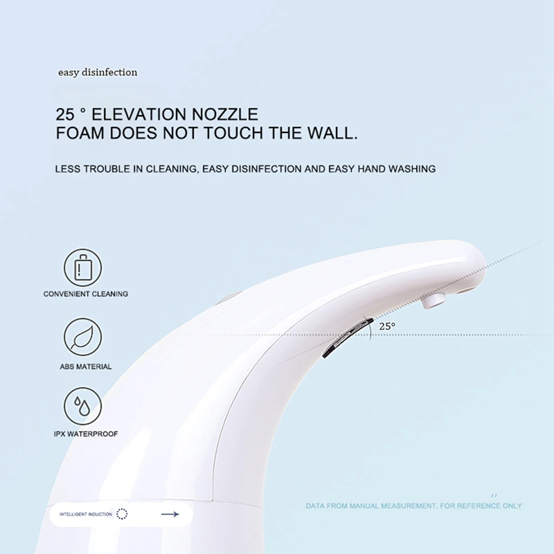Бесконтактный автоматический индукционный дозатор пенного мыла с дыхательной