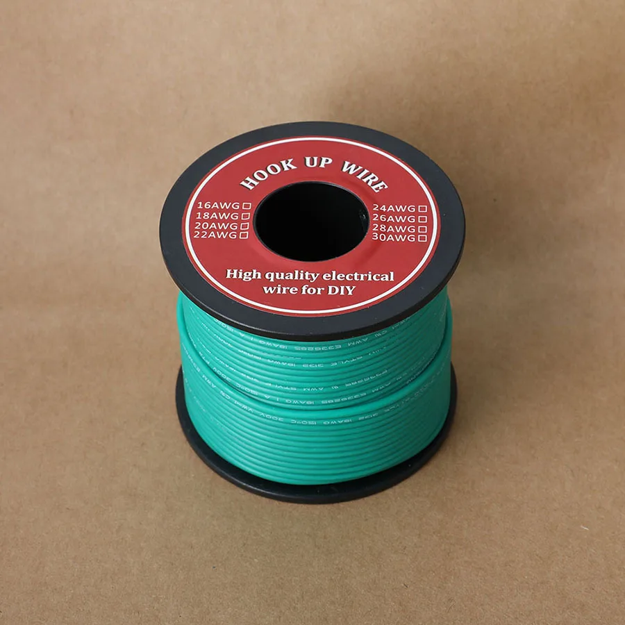 Многожильный провод с крючком 50-100 м 22 AWG гибкой силиконовой проволокой UL3132
