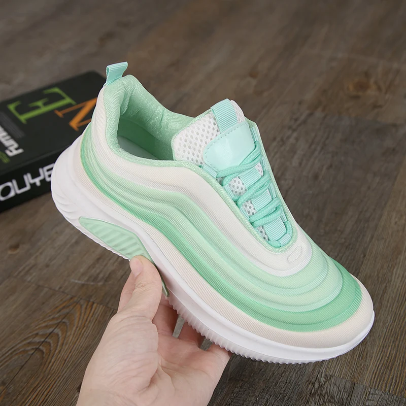 Модные женские кроссовки уличная спортивная обувь дышащая легкая удобная для