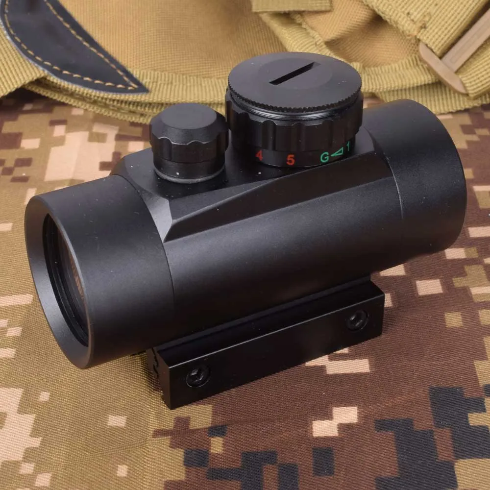Голографический 1x30 Красный точечный прицел страйкбол Красный Зеленый Крест прицел охотничий прицел 11 мм 20 мм рейка Коллиматорный прицел