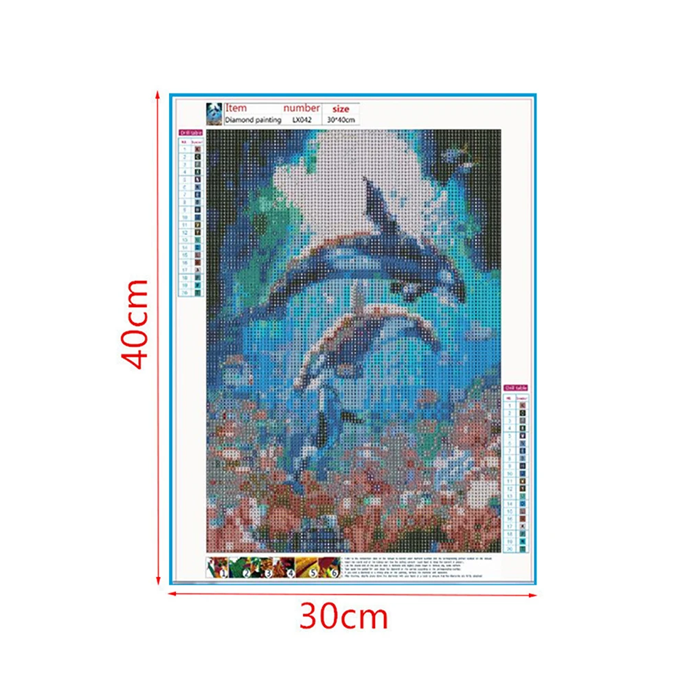 Набор для алмазной вышивки киты картина с мотивом Морского Пейзажа 5D сделай сам