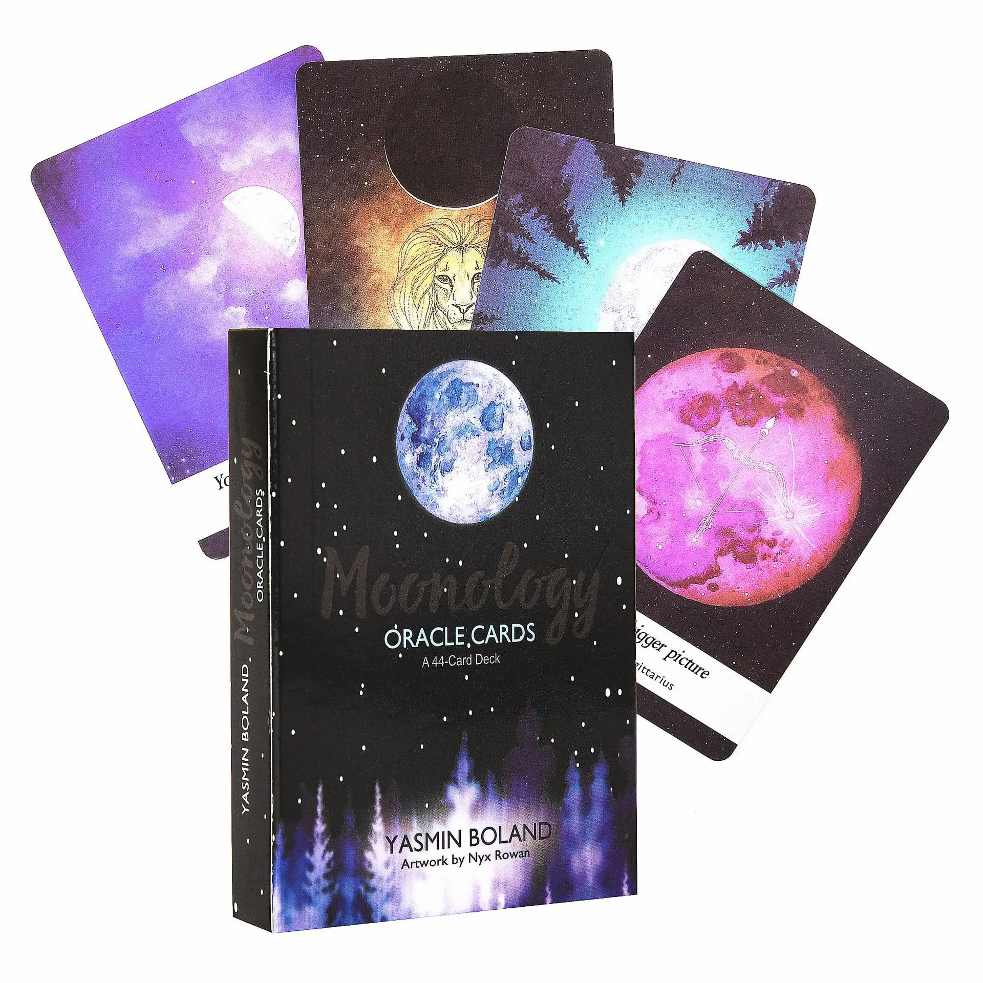 44 шт. набор карт Таро Moonology Oracle карты настольная игра в английские карточки для