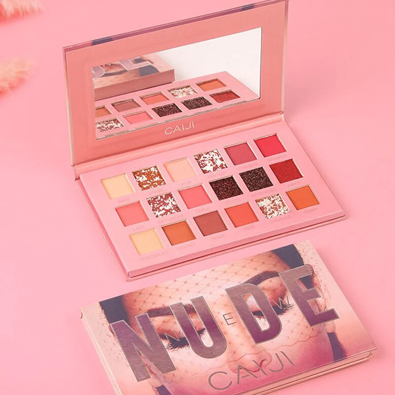 18 цветов Палетка теней для век водостойкая Дымчатая палитра матовая пудра