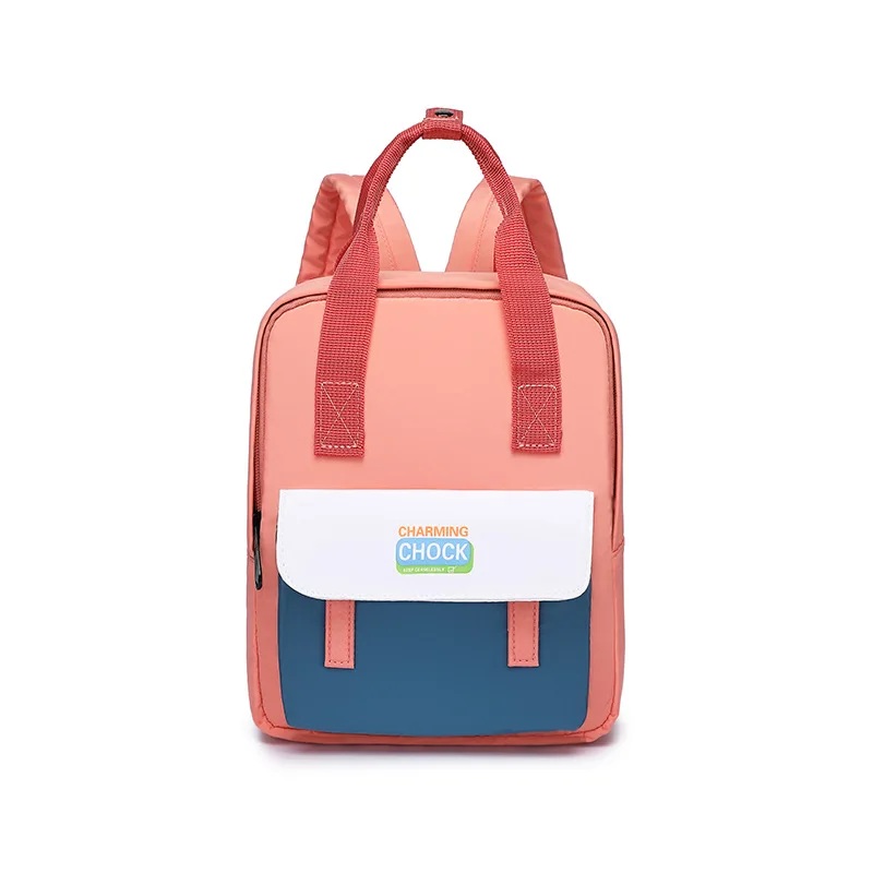 

2021 New 1-3-year-old Boys And Girls Backpack Color Bao Mother Contrast Light Kindergarten Schoolbag Seal Factory Genuine